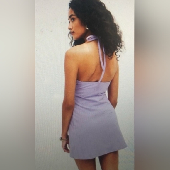 Reformation Lavender Halter Dress - Picture 2 of 3